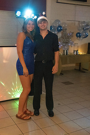 Allie Burress and Jullian Seymour Winter King and Queen